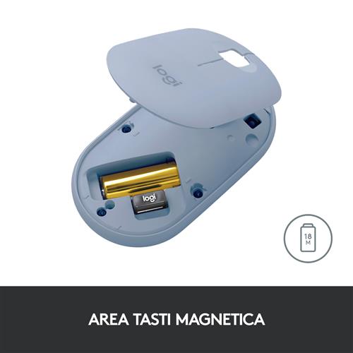 PEBBLE M350 WIRELESS MOUSE BLUE GREY EMEA