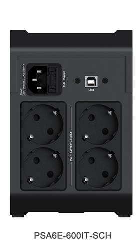 POWER UPS 200 ESSENTIAL 600VA 315W 230V LINE INTERACTIVE 4 SCH