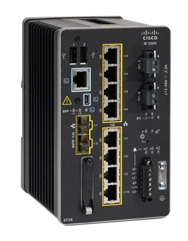Cisco Catalyst IE-3200-8T2S-E switch di rete Gestito L2/L3 Gigabit Ethernet (10/100/1000) Nero