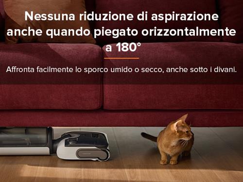 Roborock F25 Mocio elettrico Batteria Secco Nero, Bianco 4 Ah