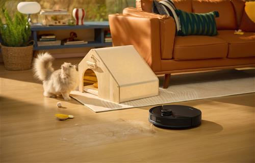 Roborock Q10VF robot aspirapolvere e lavapavimenti Nero