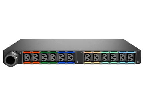 Vertiv Geist MGS3E1R6-12CF13-3PS56B2H10-S unità di distribuzione dell'energia (PDU) 12 presa(e) AC 0U Nero