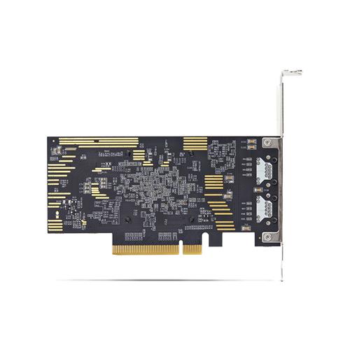 SCHEDA DI RETE PCIE 10GB A 2 LAN ETHERNET NIC ADAPTER BROADCO