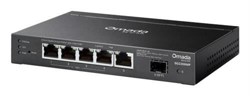 SG2206MP OMADA ACCESS 6-PORT GIGABIT SWITCH WITH 4-PORT POE+