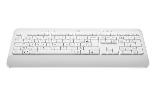 Logitech 920-010974 tastiera Ufficio Bluetooth AZERTY Belga Bianco