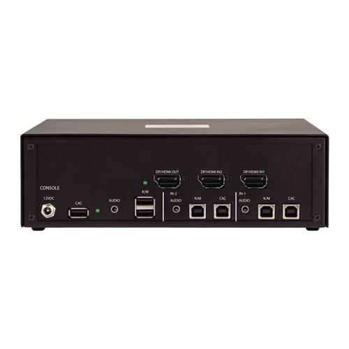 SWITCH KVM SICURO A 2 PORTE NIAP 4.0 CAC MADE IN USA