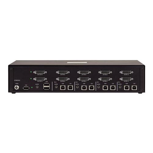 SWITCH KVM SICURO A 4 PORTE DUAL MONITOR DVI NIAP4.0 CAC