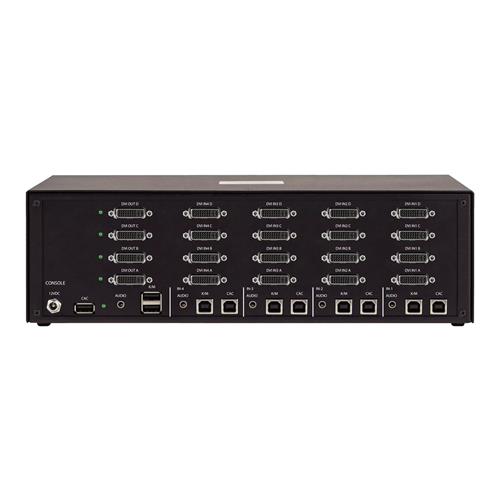 SWITCH KVM SICURO A 4 PORTE QUAD MONITOR DVI NIAP4.0 CAC