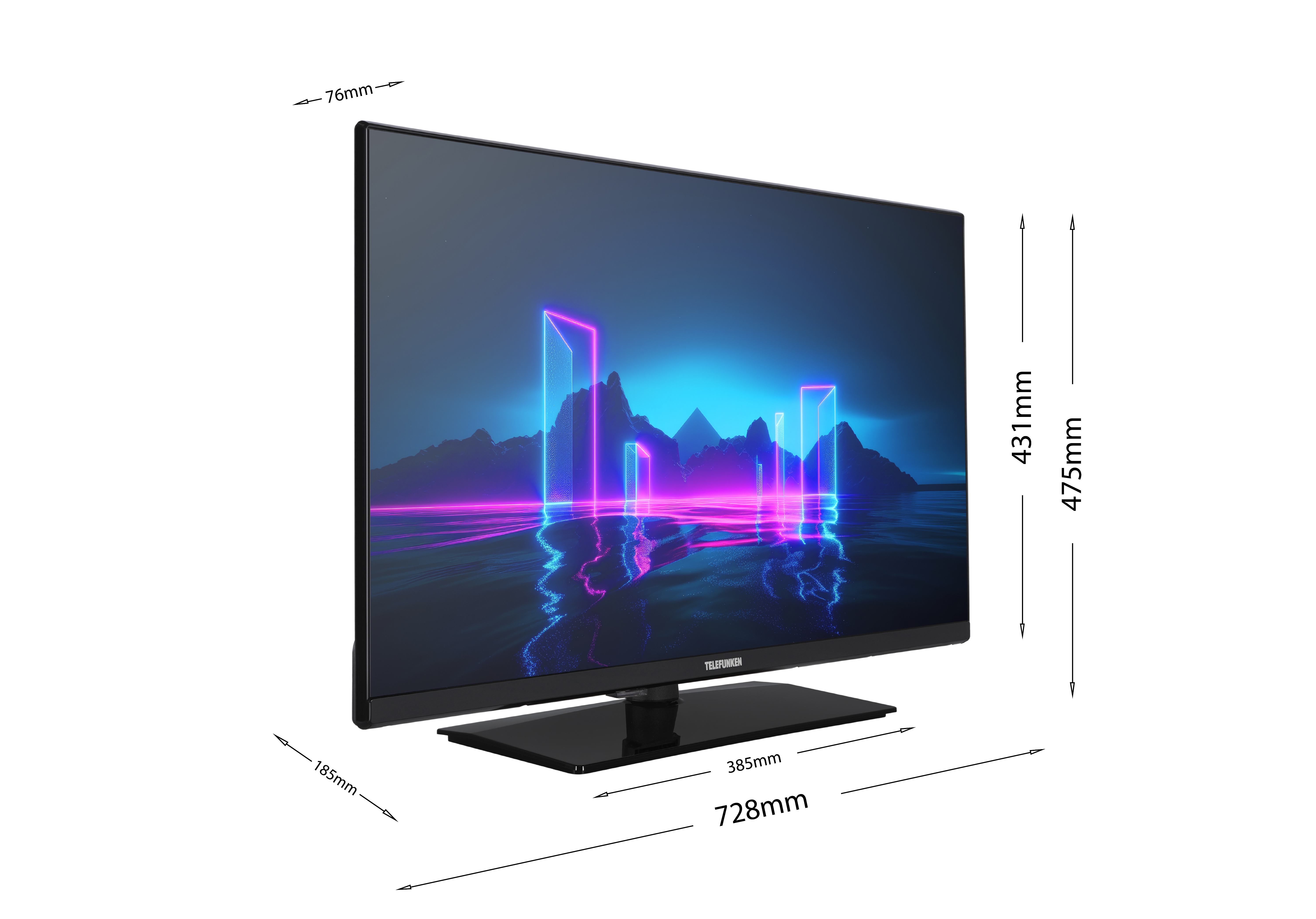 Telefunken TE32750S38YXD TV 81,3 cm (32