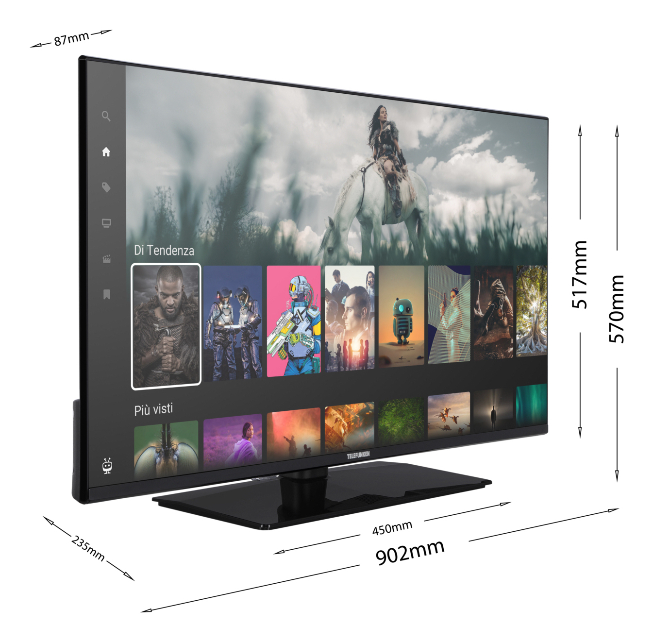 Telefunken TE40750B45I2KT TV 101,6 cm (40