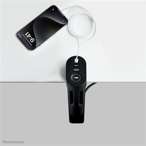 VOLT DESK CLAMP SOCKET WITH Quick-charge USB Ports