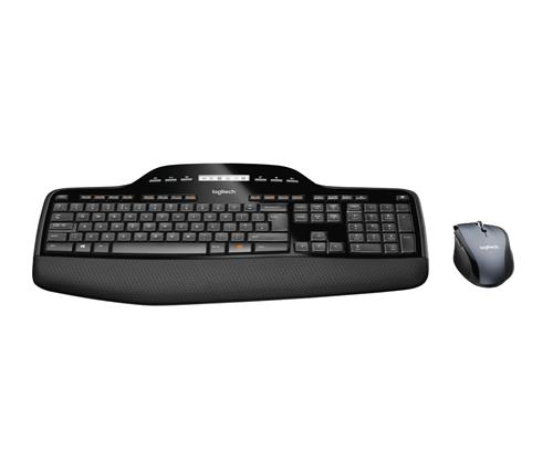 Logitech 920-002440 tastiera Mouse incluso RF Wireless QWERTY International EER Nero