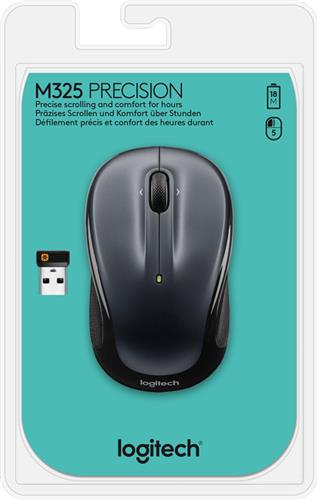 WIRELESS MOUSE M325 DARK SILVER OCCIDENT PACKAGING
