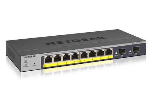 NETGEAR GS110TP Gestito L2/L3/L4 Gigabit Ethernet (10/100/1000) Supporto Power over Ethernet (PoE) Grigio