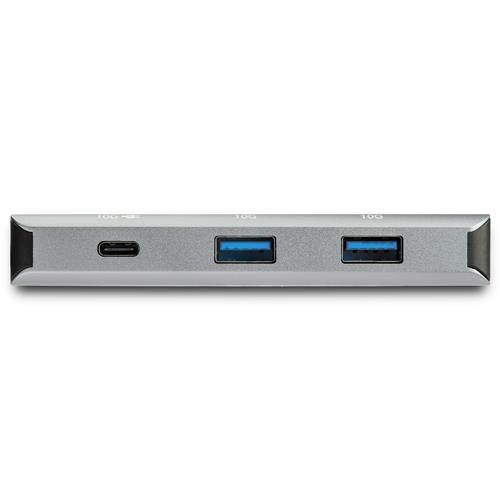 StarTech.com HB31C3A1CPD3 hub di interfaccia USB 3.2 Gen 2 (3.1 Gen 2) Type-C 10000 Mbit/s Nero, Grigio
