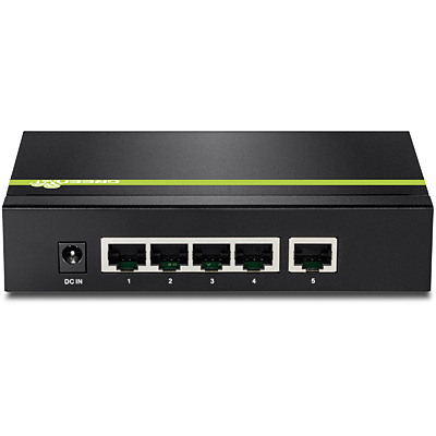 Trendnet TPE-S50 switch di rete Non gestito L2 Fast Ethernet (10/100) Supporto Power over Ethernet (PoE) Nero