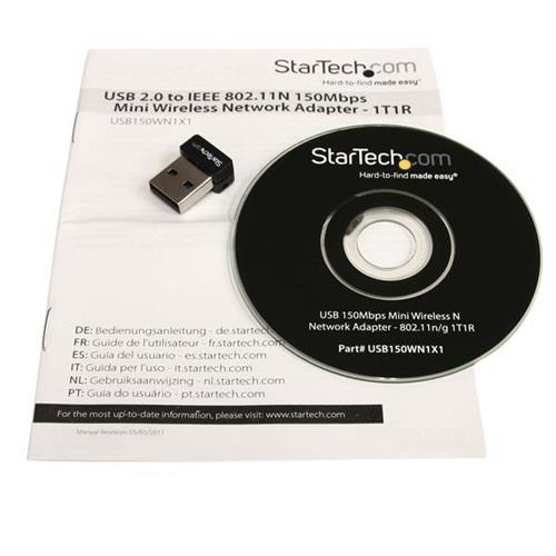 StarTech.com USB150WN1X1 scheda di rete e adattatore WLAN 150 Mbit/s