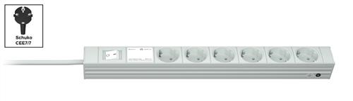 DI-STRIP D COMPACT 6SOCKETS +SWITCH 033020066
