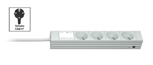 DI-STRIP F COMPACT 4SOCKETS