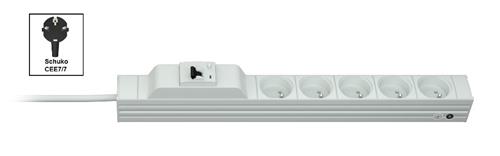 DI-STRIP F PROT FI 5SOCKETS