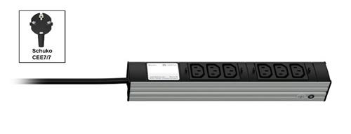 DI-STRIP IEC320 KG 6SOCKETS