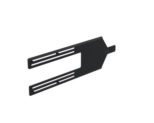KIOSK STRAIGHT BRACKET LANDSCAPE 22IN TO 15IN BLACK