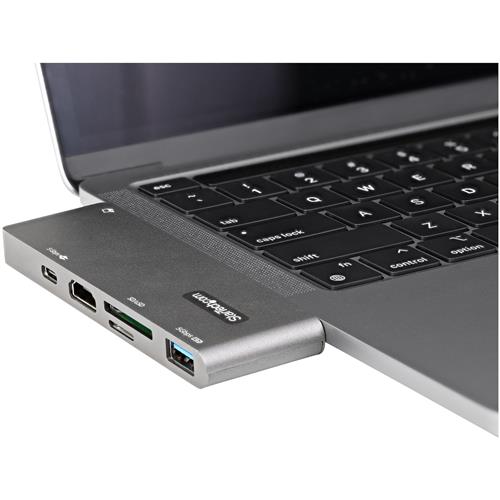 StarTech.com DKT30CMHSDPD replicatore di porte e docking station per laptop USB 3.2 Gen 1 (3.1 Gen 1) Type-C Nero, Grigio