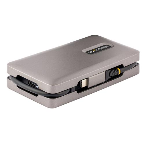 StarTech.com DKT31CH2CPD3 replicatore di porte e docking station per laptop Cablato USB 3.2 Gen 2 (3.1 Gen 2) Type-C Grigio