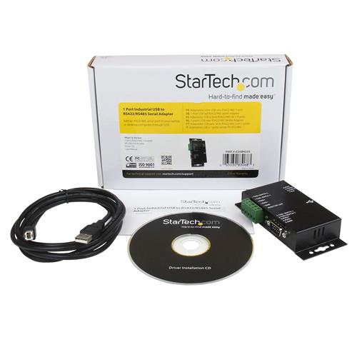 StarTech.com ICUSB422IS adattatore per inversione del genere dei cavi USB B RS-422/485 Nero