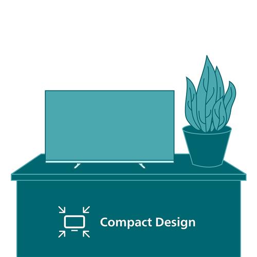 TVC LED 40IN FHD SMART TV 16:9 1920x1080 TITAN OS WIFI HDMI USB