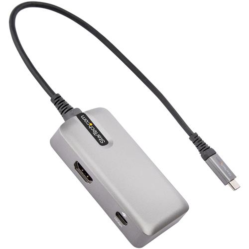 StarTech.com DKT31CHPD3 replicatore di porte e docking station per laptop Cablato USB 3.2 Gen 2 (3.1 Gen 2) Type-C Grigio
