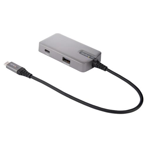 StarTech.com DKT31CHPD3 replicatore di porte e docking station per laptop Cablato USB 3.2 Gen 2 (3.1 Gen 2) Type-C Grigio