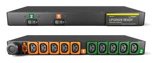 Vertiv MG01X1R1-10L133-3PS6B2H10-S unità di distribuzione dell'energia (PDU) 10 presa(e) AC 1U Nero