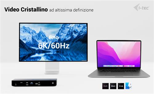 I-TEC THUNDERBOLT4 3X DISPLAY DOCKING STATION POWER DELIVERY 9