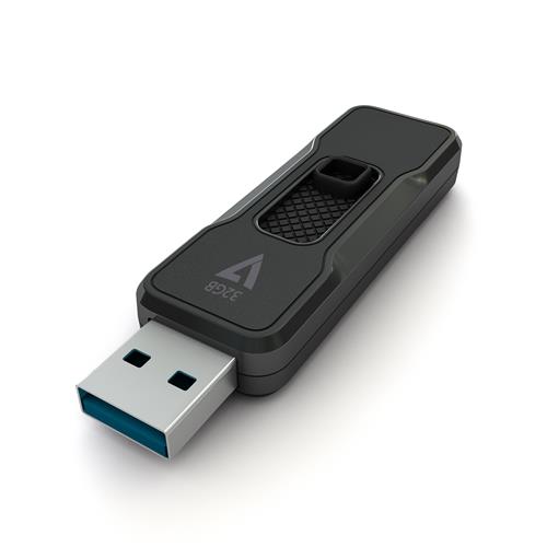 V7 32GB USB 3.1 DRIVE SLIDER BLACK