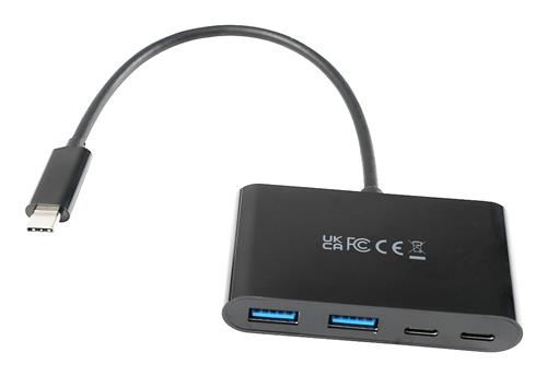 USB-C TO 4IN1 HUB PORT ADAPTER 2 x USB-C and 2 USB-A Ext Ports