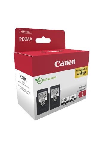 PG-540L TWIN BLACK INK VALUE PACK (2 INK CRGS)