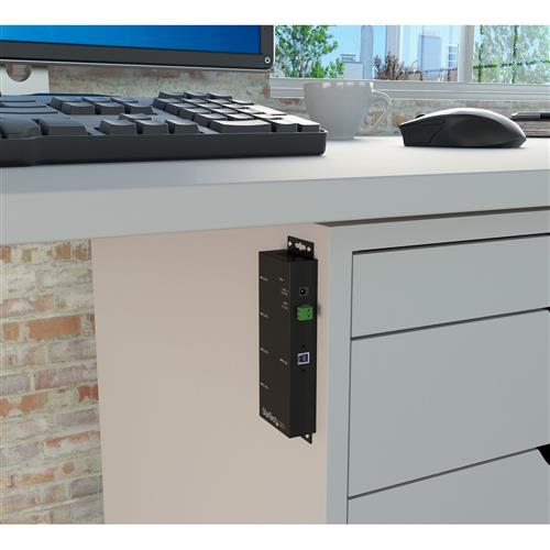 StarTech.com ST4300USBM hub di interfaccia USB 3.2 Gen 1 (3.1 Gen 1) Type-B 5000 Mbit/s Nero