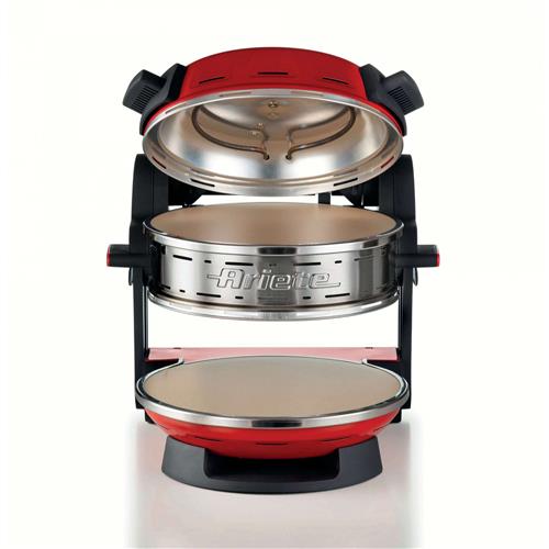 FORNO PIZZA DOPPIO 2300 W 2 PIETRE REFRATTARIE 32 CM