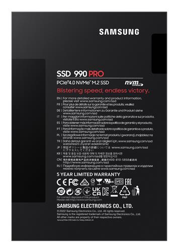 SSD 990 PRO 1TB PCIE M.2 NVME 2.0