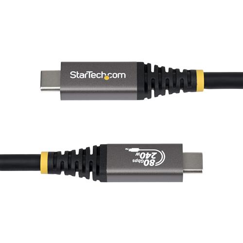 CAVO USB4 CERTIFICATO USB-IF 50CM 8K 120/DP2.1/240W/80GBPS