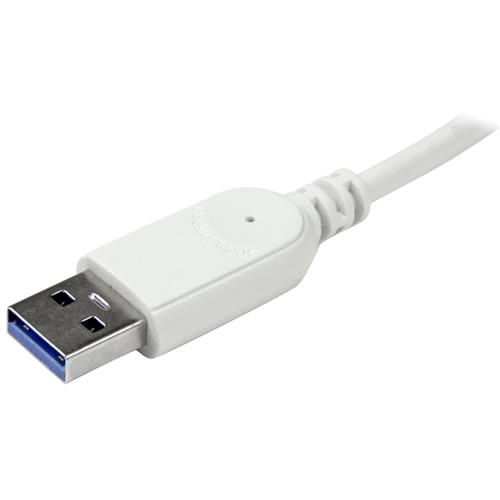 StarTech.com ST43004UA hub di interfaccia USB 3.2 Gen 1 (3.1 Gen 1) Type-A 5000 Mbit/s Argento, Bianco