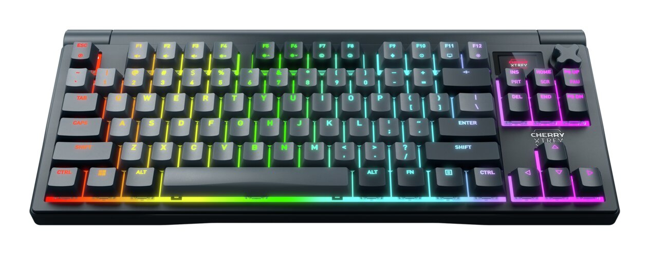 CHERRY XTRFY MX 8.3 TKL Wireless tastiera Gaming USB + RF Wireless + Bluetooth QWERTY Nordic Grigio