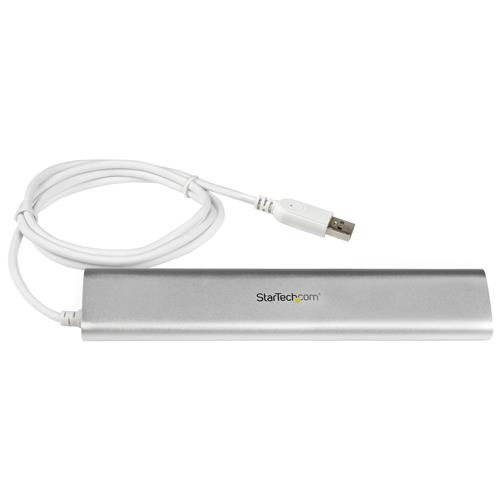 StarTech.com ST73007UA hub di interfaccia USB 3.2 Gen 1 (3.1 Gen 1) Type-A 5000 Mbit/s Argento, Bianco