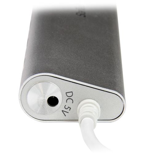 StarTech.com ST73007UA hub di interfaccia USB 3.2 Gen 1 (3.1 Gen 1) Type-A 5000 Mbit/s Argento, Bianco