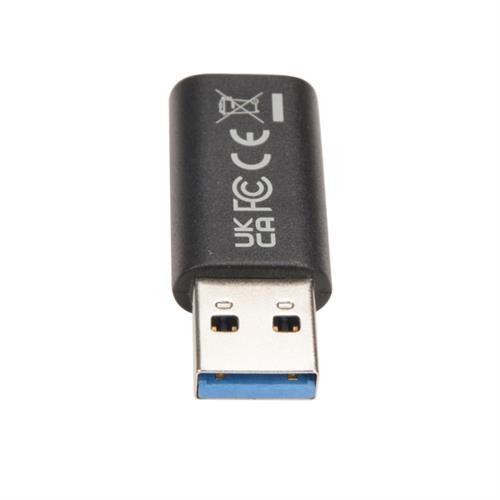 ADATTATORE USB 3.0A M A USB-C F NERO