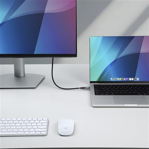 CAVO USB4 CERTIFICATO USB-IF 1.5M 8K 120/DP2.1/240W/80GBPS