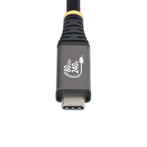 CAVO USB4 CERTIFICATO USB-IF 1M 8K 120/DP2.1/240W/80GBPS