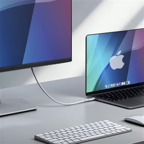 CAVO USB4 CERTIFICATO USB-IF 2m 8K 120/DP2.1/240W/20Gbps