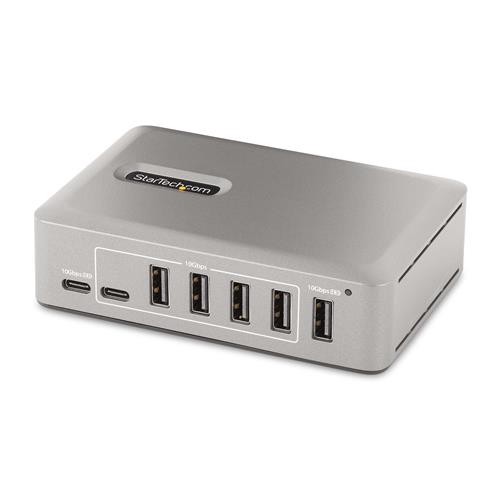 StarTech.com 10G8A2CS-USB-C-HUB hub di interfaccia USB 3.2 Gen 2 (3.1 Gen 2) Type-C 10000 Mbit/s Grigio